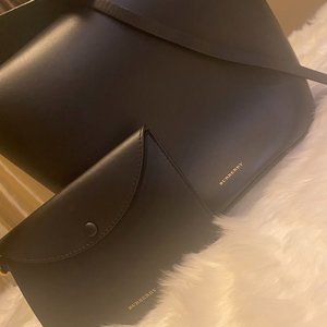 Burberry Leather Bag Set